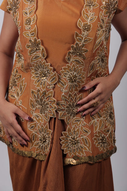 Vanya Embellished Drape Set