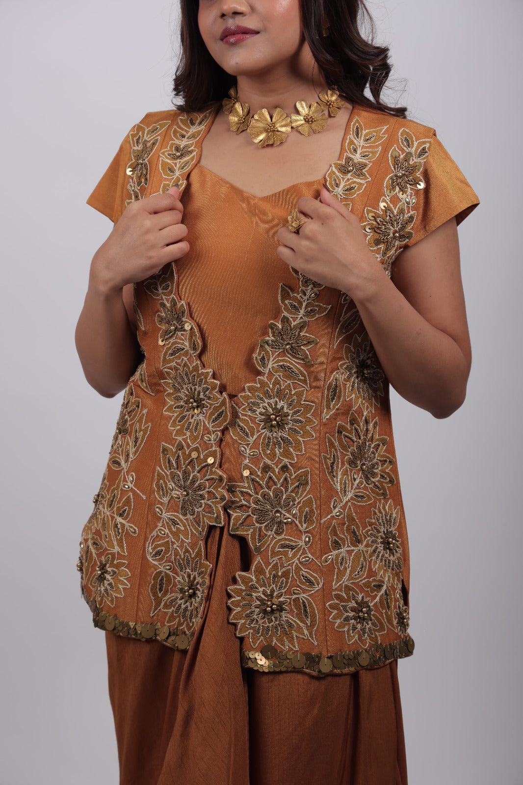 Vanya Embellished Drape Set