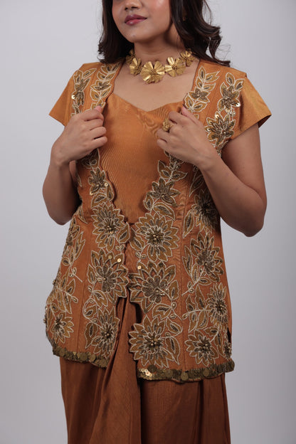 Vanya Embellished Drape Set